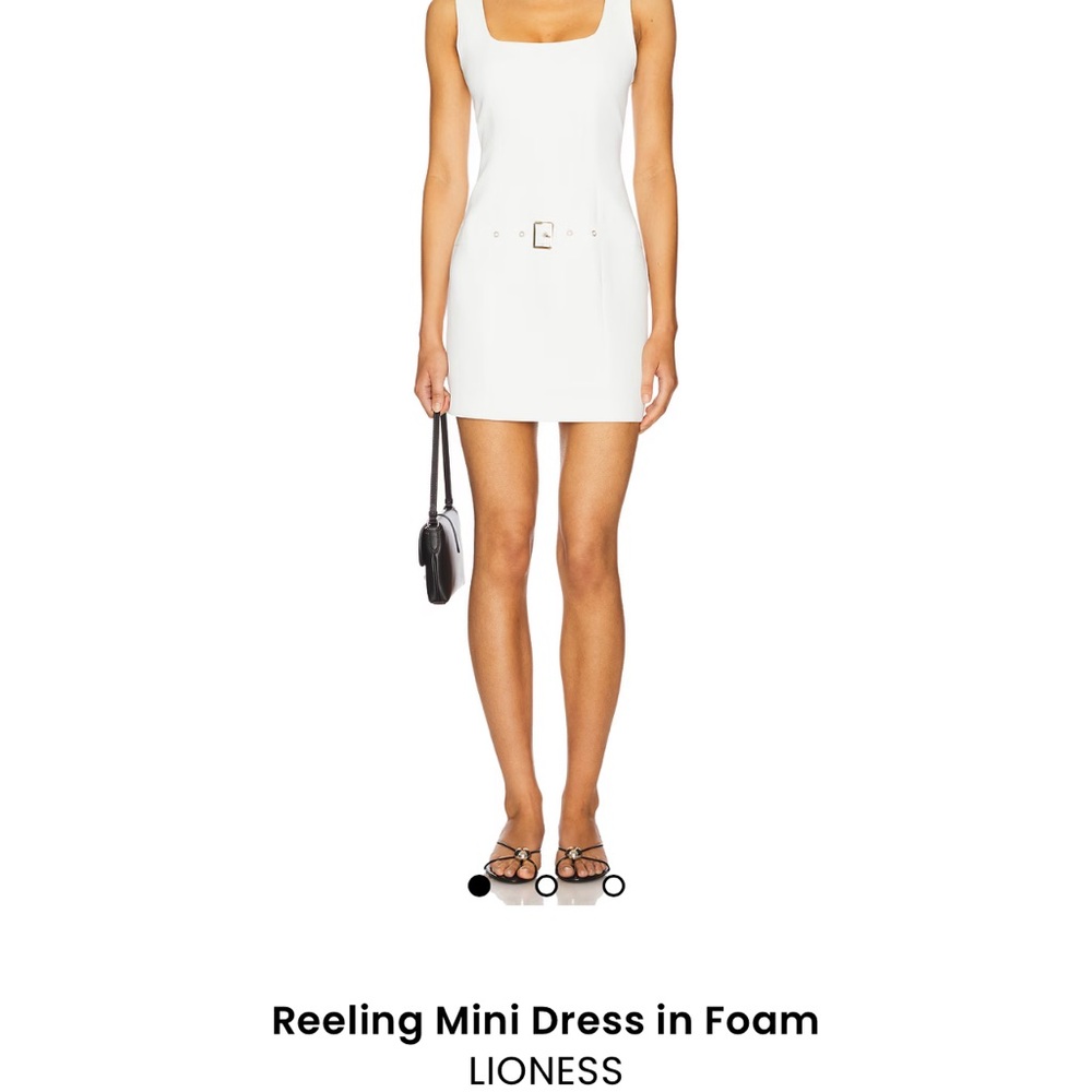 Lioness White Reeling Mini Dress
